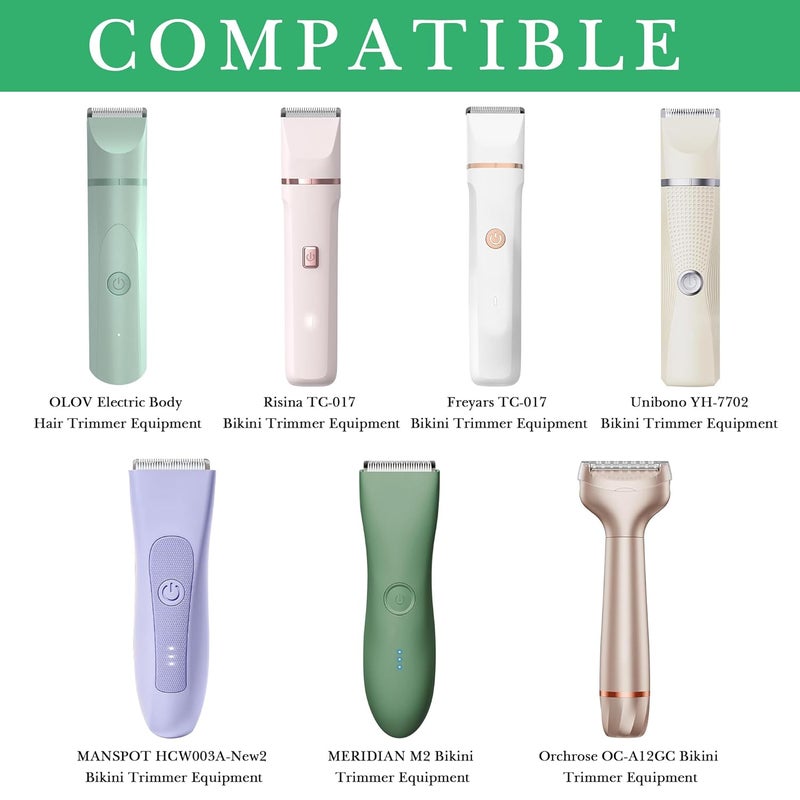 Linkidea Electric Shaver Travel Case, Compatible with MANSPOT HCW003A-New2, Unibono YH-7702 Trimmer, Hard Shell Bikini Razor Carrying Bag (Black) - Image 2